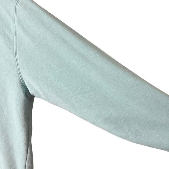 Champion Pullover Hoodie Embroidered Logo Blue Rainbow Sweatshirt Size M - Picture 4 of 10